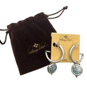 Newsprint Silver Hoop